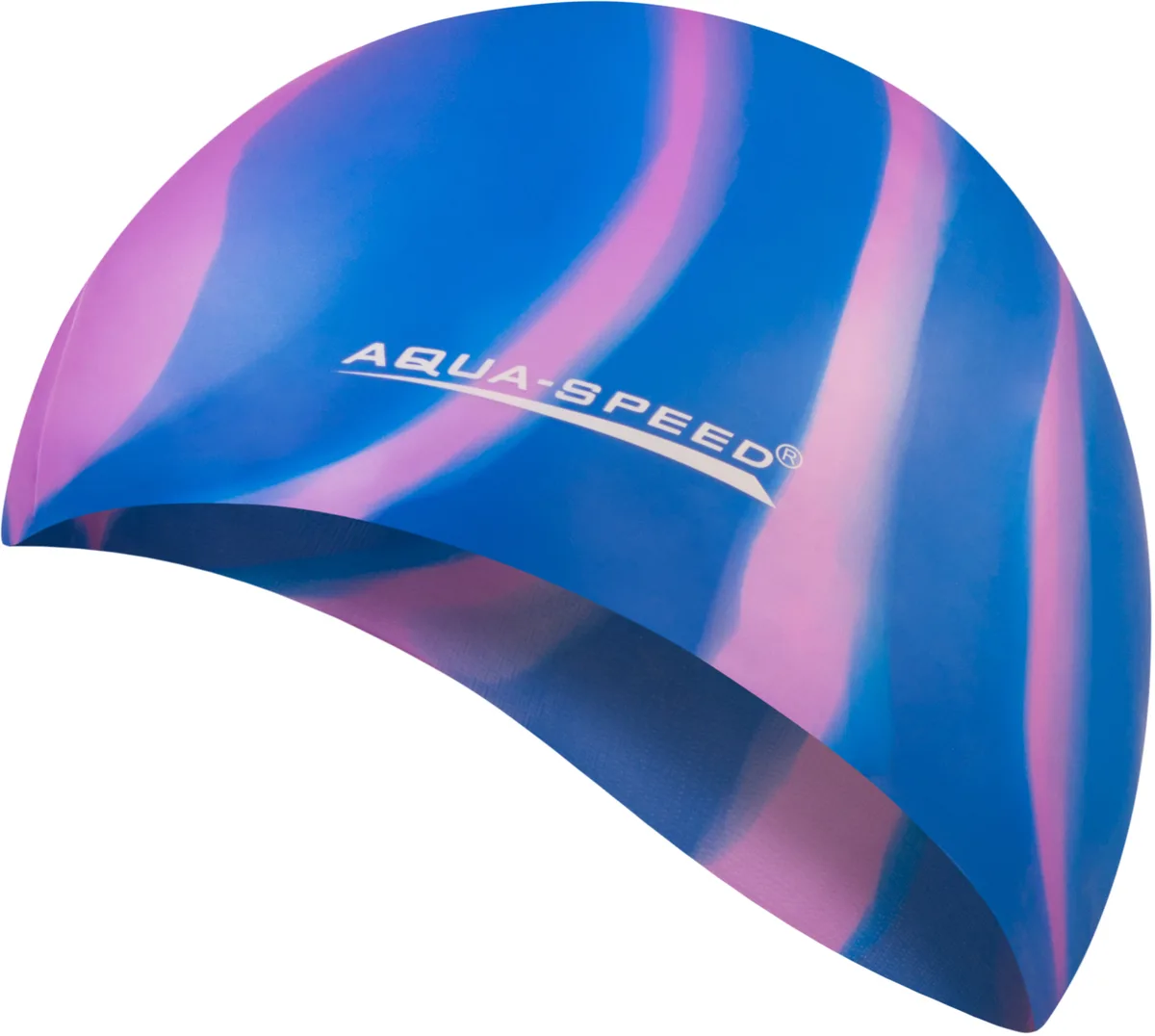 Шапка для плавання AQUA SPEED силікон OSFM мультиколор