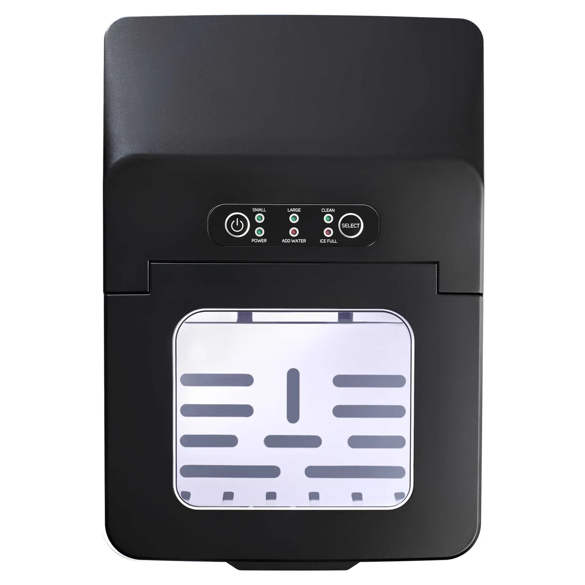 Льодогенератор побутовий Sencor SIM3400SS, 150 Вт, 12 кг/добу, об'єм 1.8л, приготування за 7 хв, 2 розміри льоду, сірий