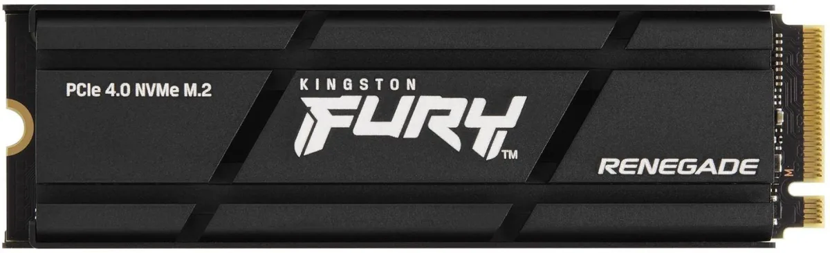 Накопичувач SSD Kingston M.2 1TB PCIe 4.0 FURY Renegade + радіатор