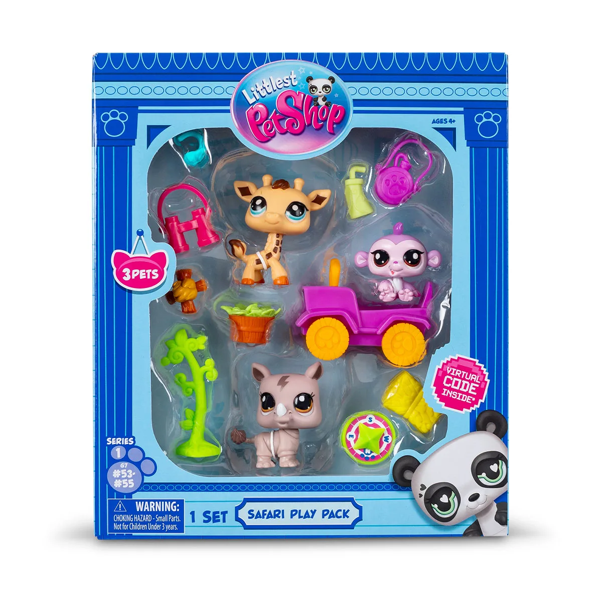 Ігровий набір Littlest Pet Shop Сафарі поліпропілен 3,99х7,49х6,35 см