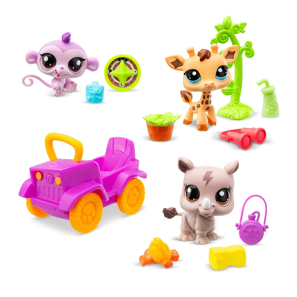 Ігровий набір Littlest Pet Shop Сафарі поліпропілен 3,99х7,49х6,35 см