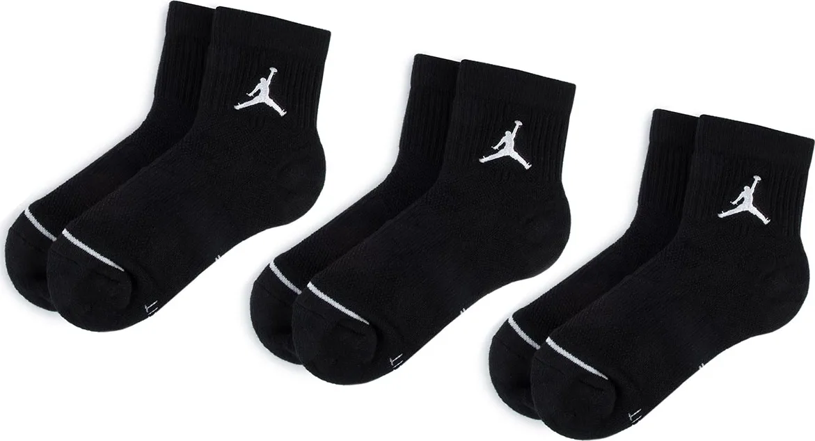 Шкарпетки NIKE полiестер 34-38 чорний 3 пари