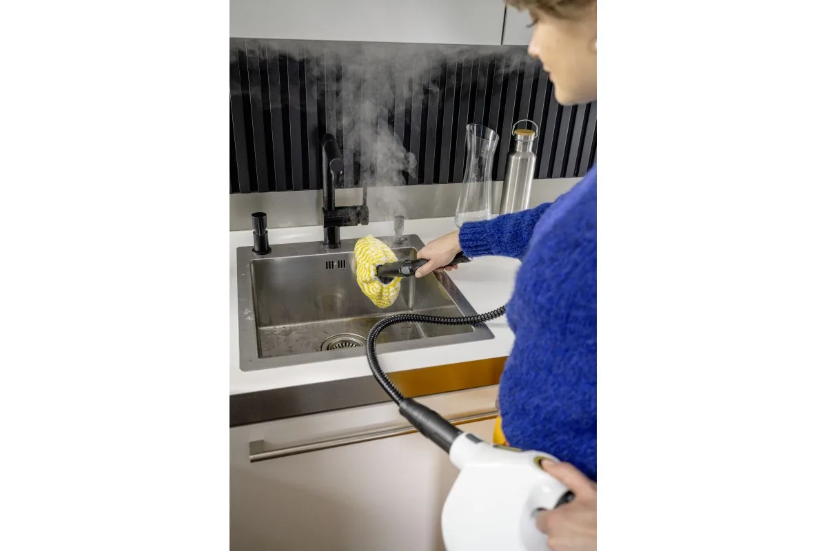 Пароочисник Karcher 1300 Вт 0,2 л білий