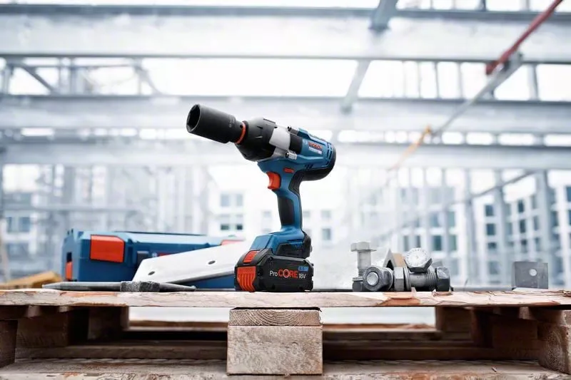 Акумуляторний ударний гайковерт Bosch Professional GDS 18V-1050 H 18В 2x8А·год 1500/1700Нм до 1750об/хв GAL188
