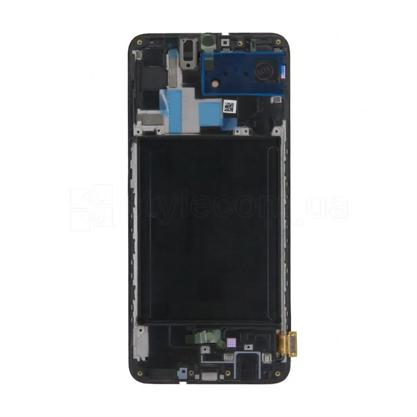 Дисплей Samsung AMOLED 6,7 дюйм чорний з сенсором і рамкою Service Original