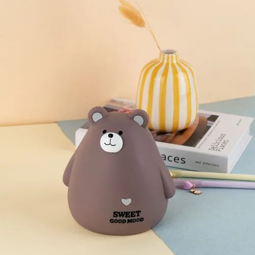 Копилка Kite Brown Bear для детей вместительная игрушка для накопления денег