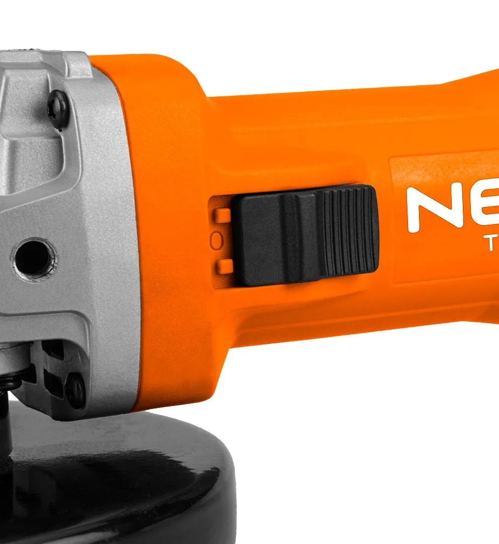 Кутова шліфувальна машина Neo Tools 125 мм, 1000 Вт, 12000 об/хв, 2.0 кг.