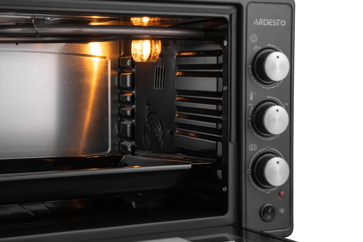 Электрическая печь ARDESTO 40 л 1300 В черная конвекция механическая