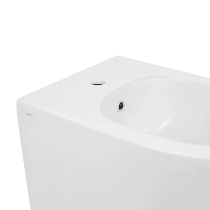 Підвісне біде Qtap Swan 5378 глянцеве керамічне 365х515х320 мм біле