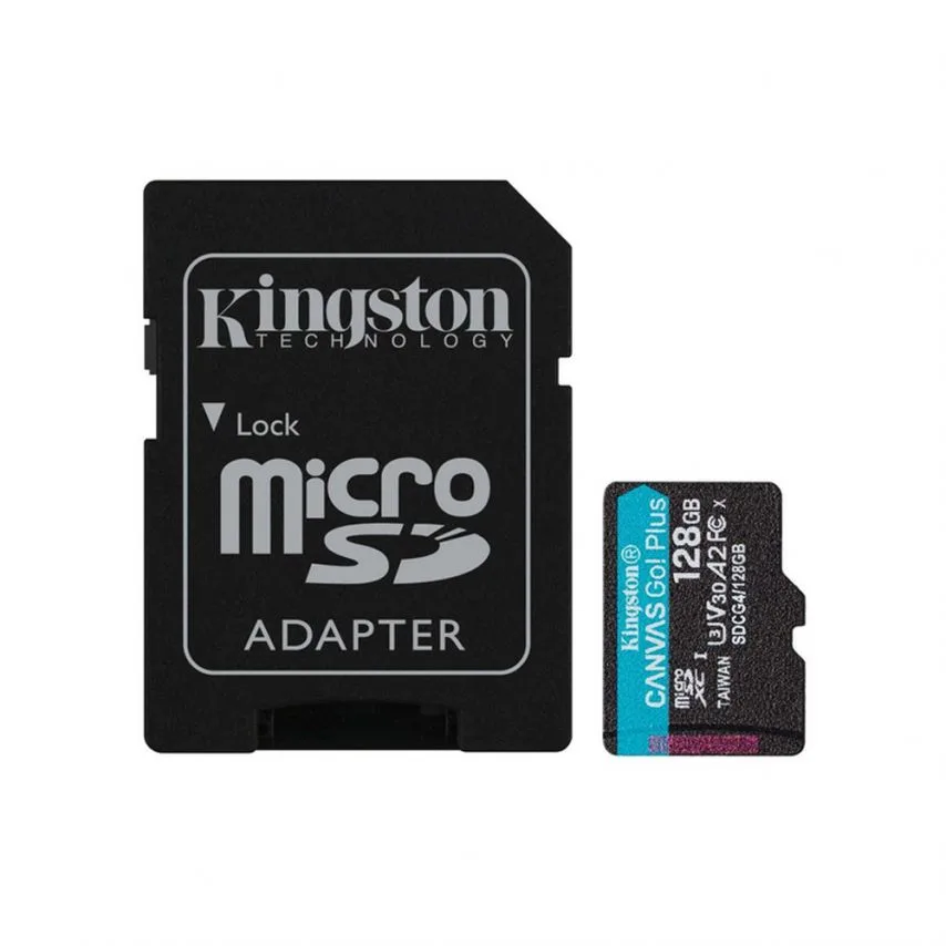 Карта пам'яті Kingston MicroSDXC 128Гб Class 10 UHS-I з адаптером