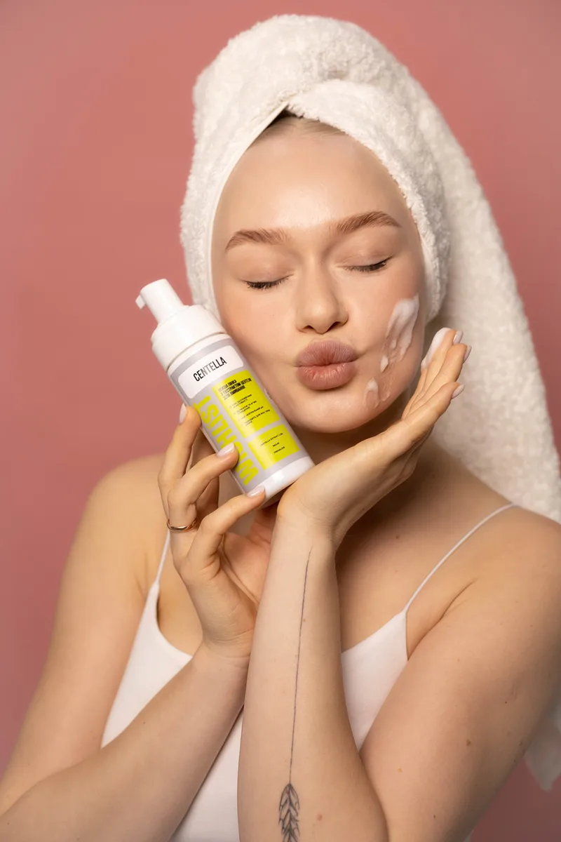 Ніжна пінка з екстрактом центелли для вмивання WISHLIST Cleansing Foam, 150 мл
