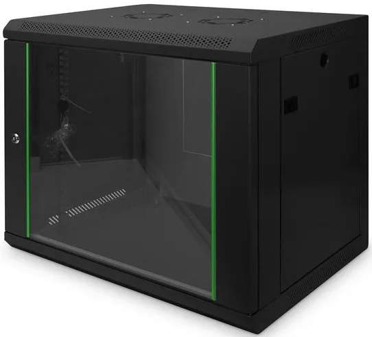 Шкаф DIGITUS 19", 9U, настенный, Dynamic Basic, 600x450 мм, максимальная нагрузка 60 кг, черный.