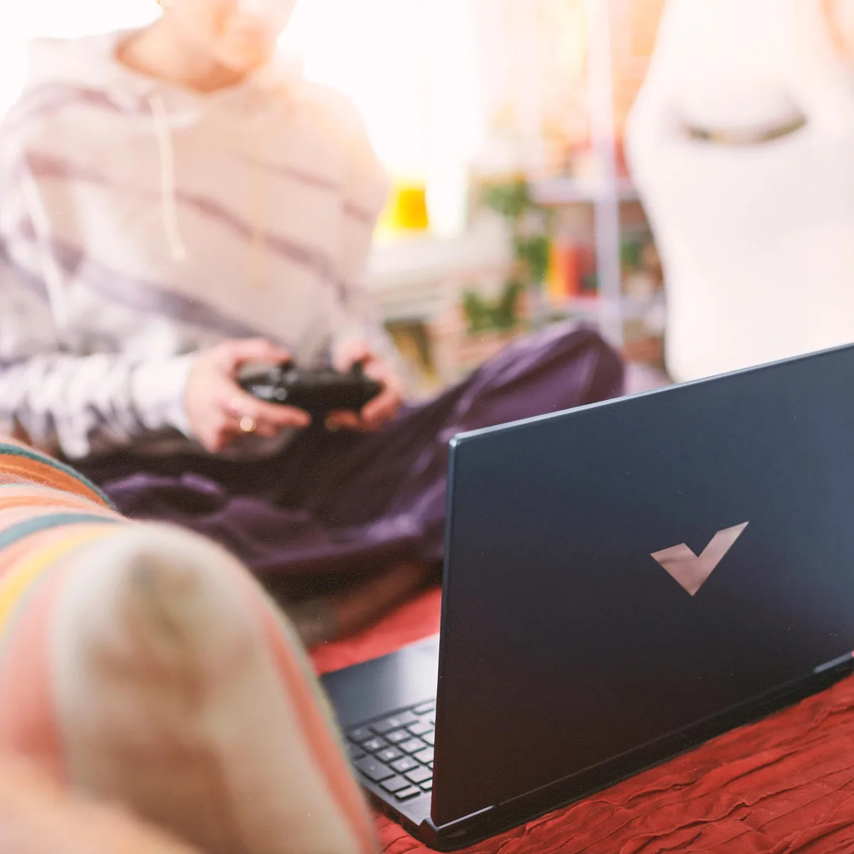 Ноутбук HP ігровий 15,6" FHD IPS AMD Ryzen 7 16GB SSD 512GB NVIDIA GeForce RTX 4050 синій
