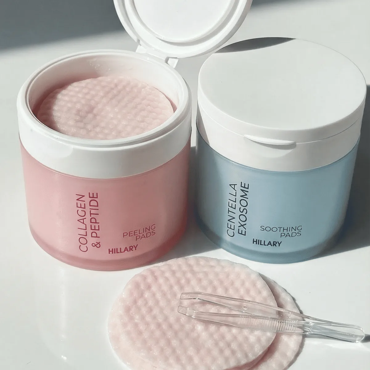 Заспокійливі тонер-педи з екзосомами центелли Hillary Centella Exosome Soothing Pads, 60 шт