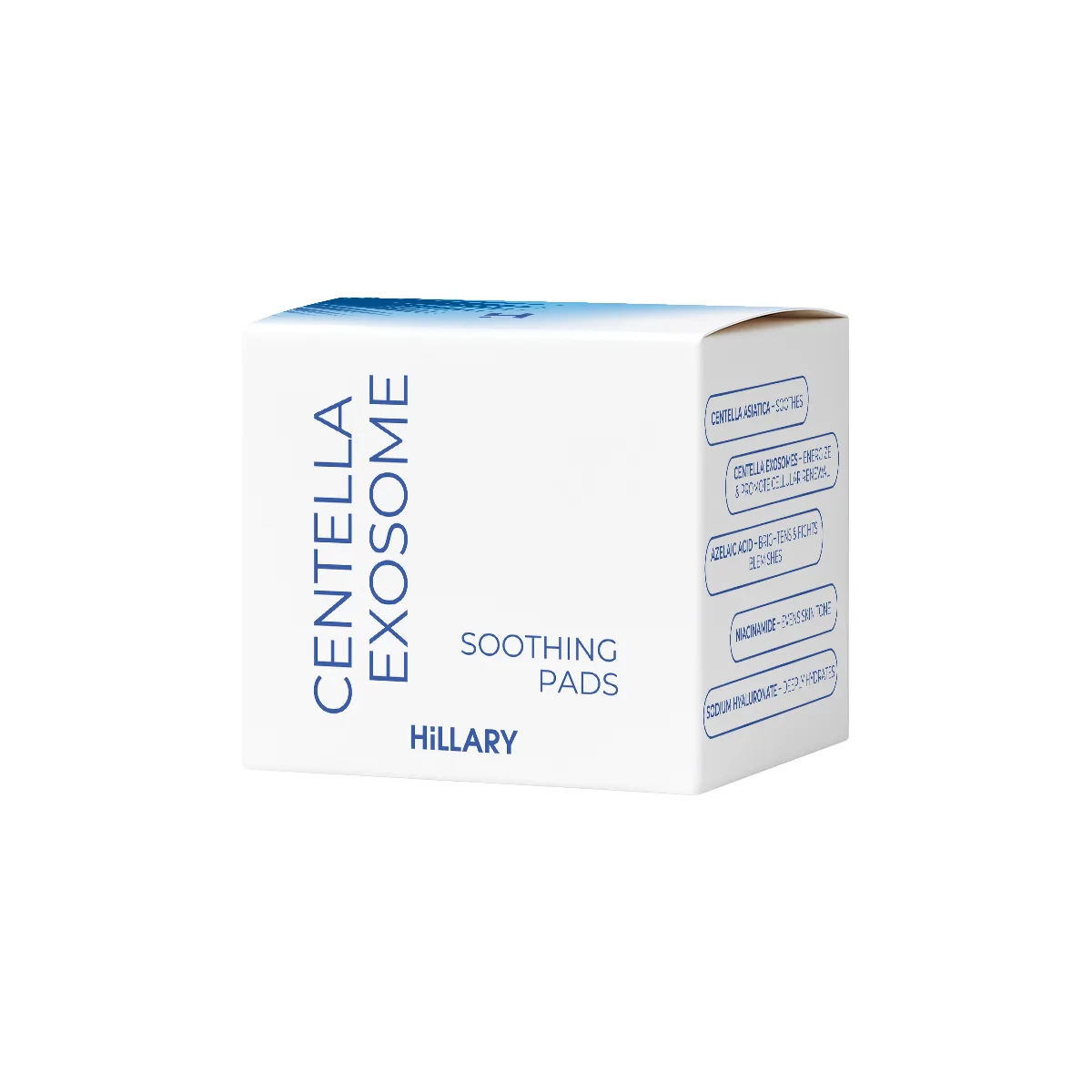 Заспокійливі тонер-педи з екзосомами центелли Hillary Centella Exosome Soothing Pads, 60 шт