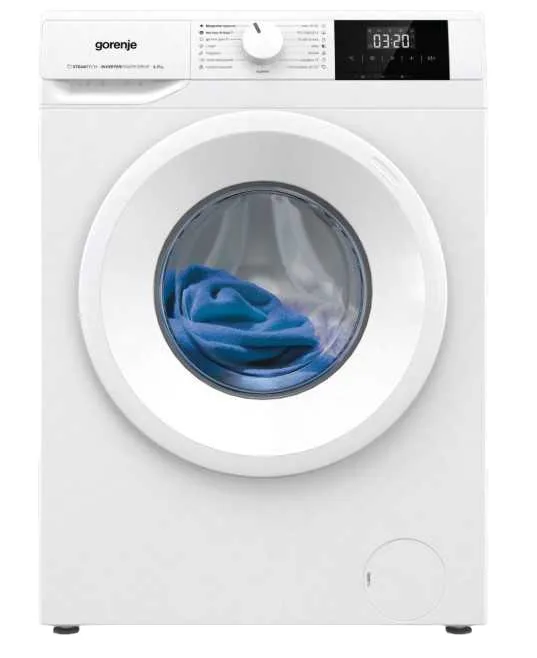 Пральна машина автоматична Gorenje 7 кг Нержавіюча сталь 59,5х84,5х43,5 см Білий