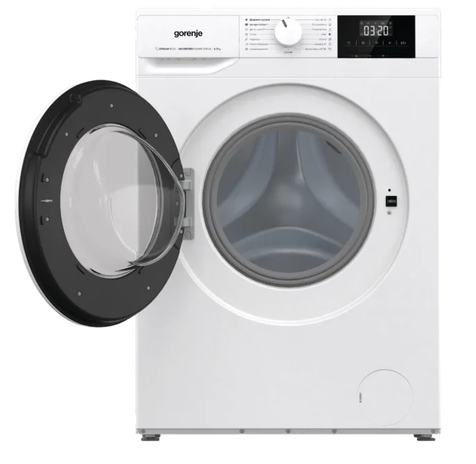 Пральна машина автоматична Gorenje 7 кг Нержавіюча сталь 59,5х84,5х43,5 см Білий