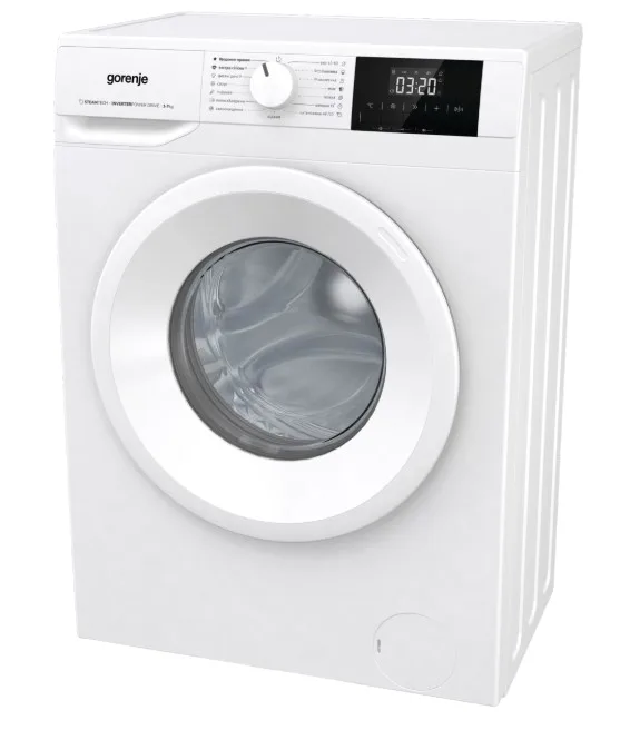 Пральна машина автоматична Gorenje 7 кг Нержавіюча сталь 59,5х84,5х43,5 см Білий