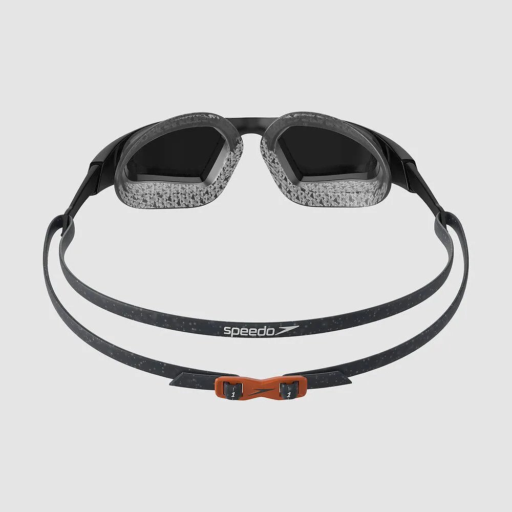 Окуляри для плавання SPEEDO полікарбонат OSFM чорний золотий