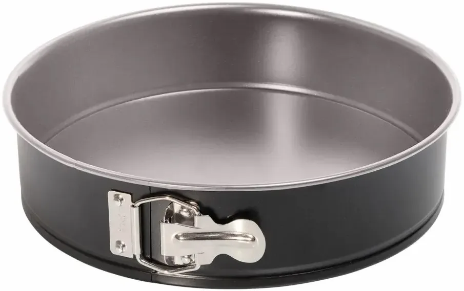 Форма для випікання Tefal Easybake, 26 см, з вуглецевої сталі, роз'ємна, кругла, сірого кольору.
