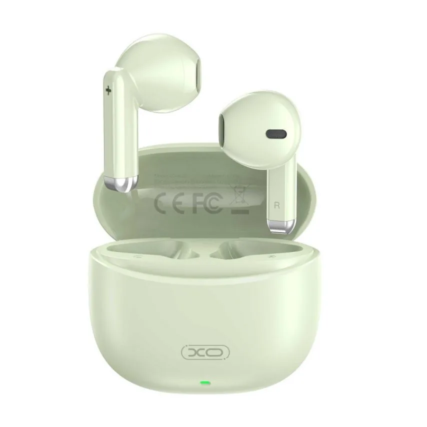 Навушники Bluetooth XO PC+ABS вкладиші зелений