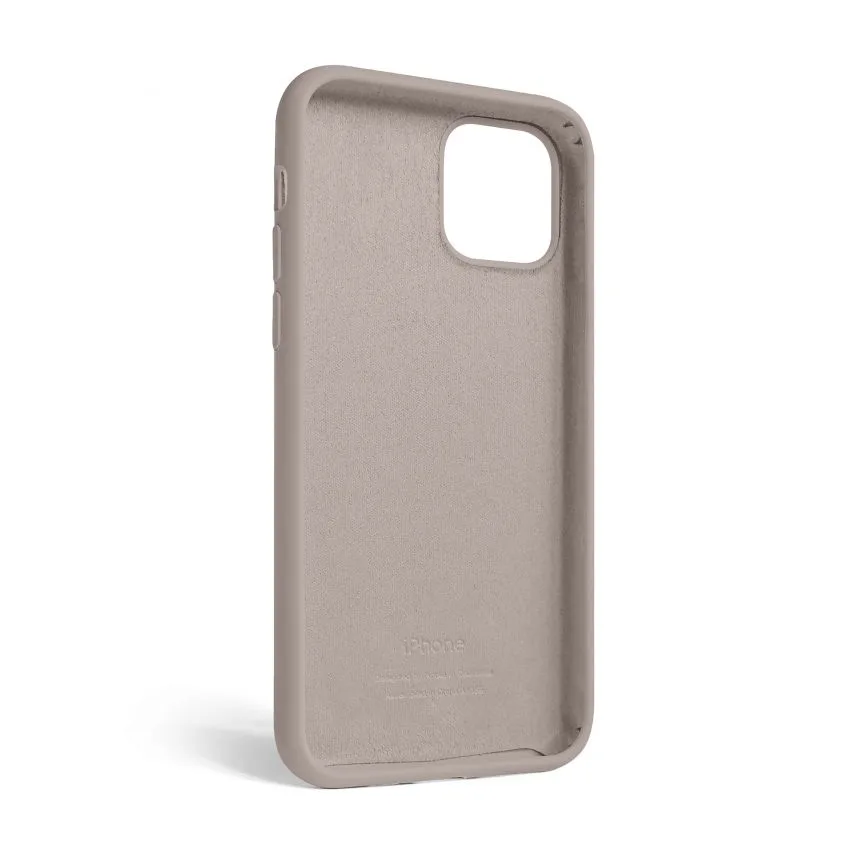 Чохол Silicone Case Apple силіконовий для iPhone 12 12 Pro сірий