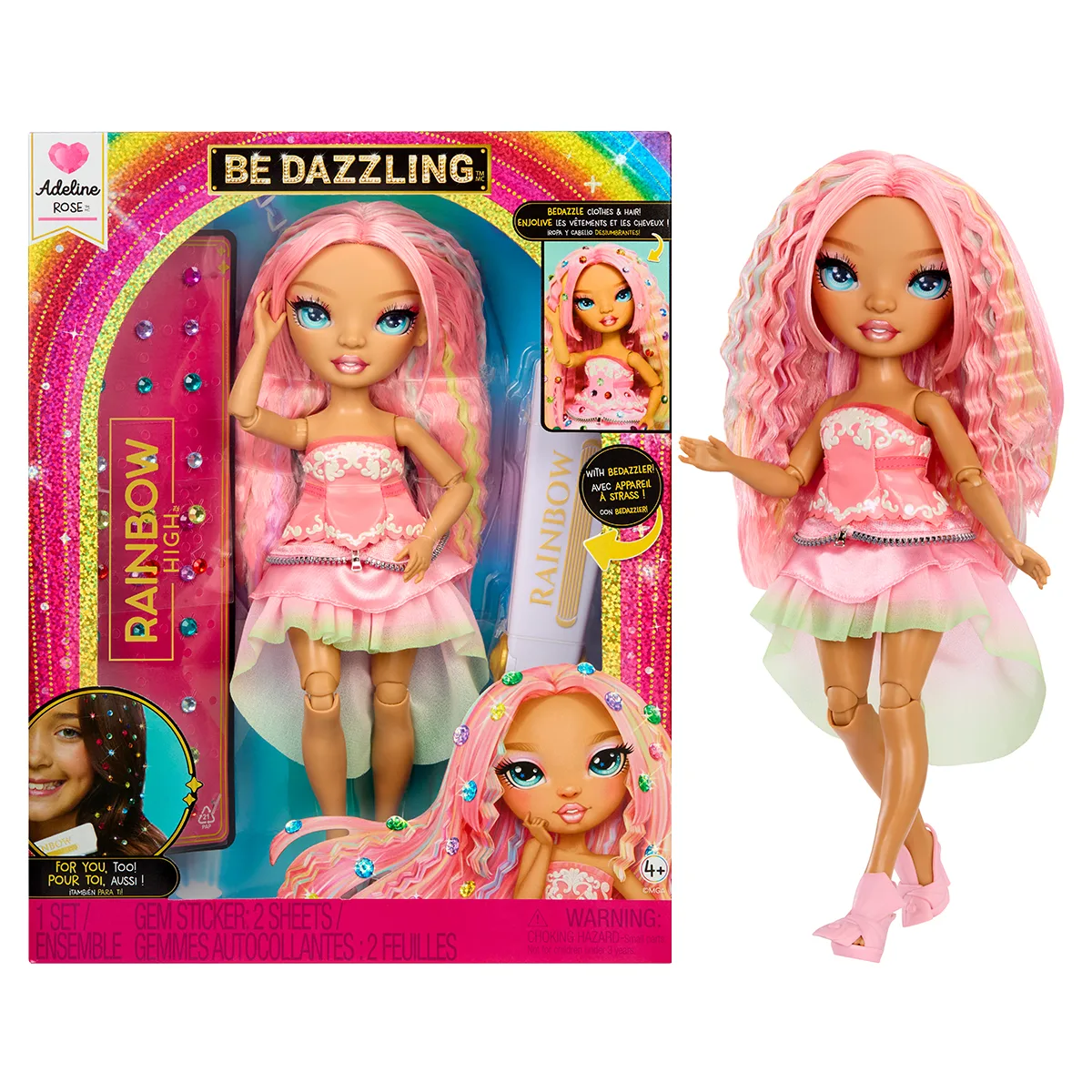 Лялька Rainbow High Be Dazzling комбіновані матеріали 27 см рожевий