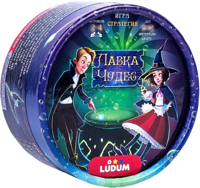Настольная игра Ludum из картона 15,5х8,5 см многоцветная