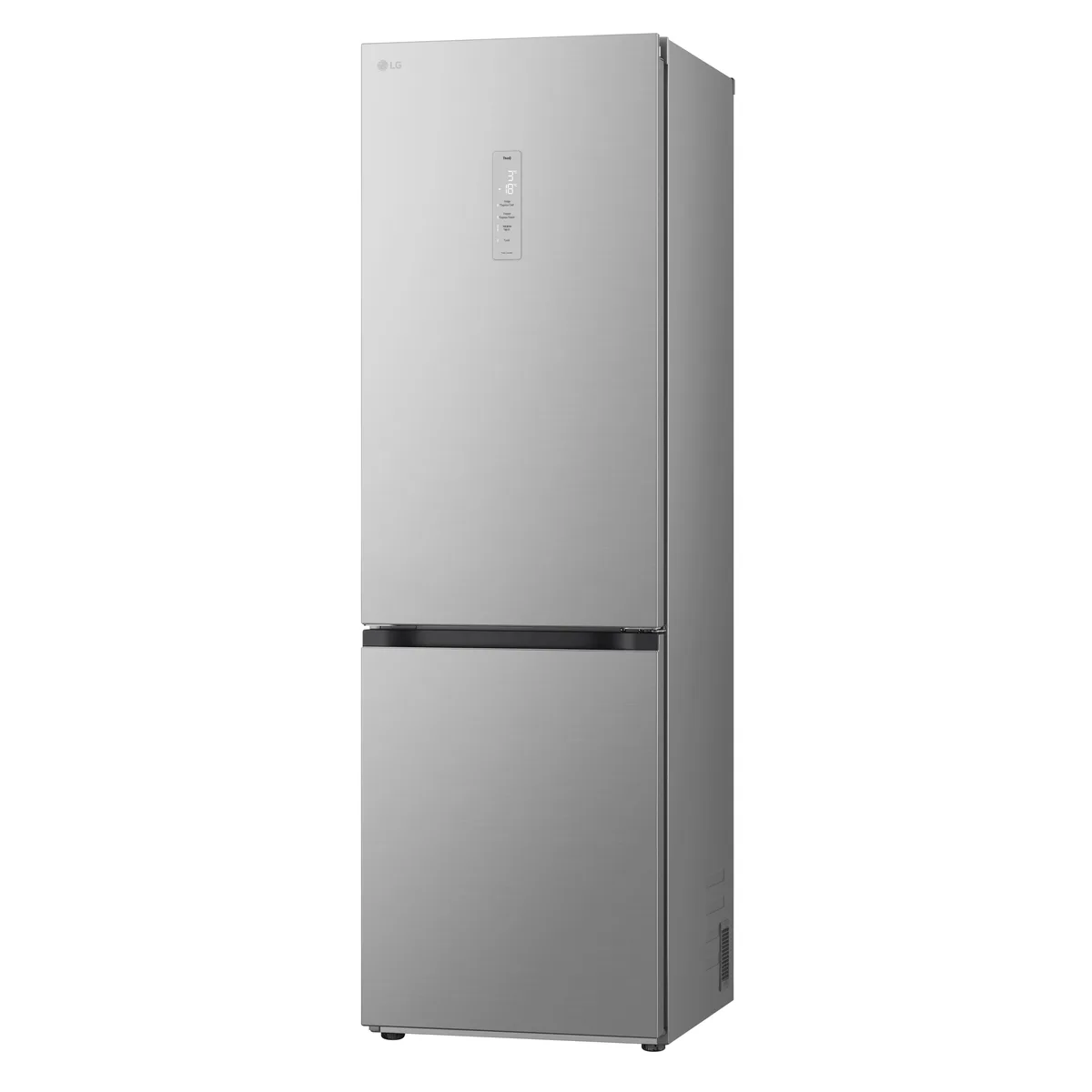 Холодильник LG з нижнім морозильником, розміри 186x60x68 см, об'єм холодильного відділу - 234 л, морозильного - 110 л, 2 дверцята,