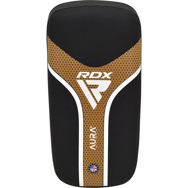 Пади для тайського боксу RDX шкіра 44х20х10 см чорні