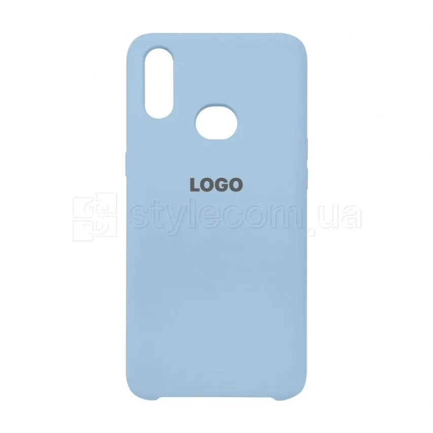 Чохол Silicone для Samsung силіконовий блакитний