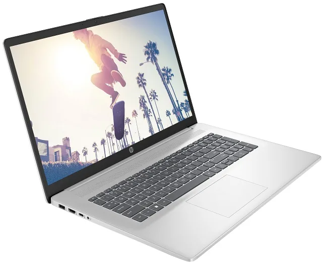 Ноутбук HP 17.3" IPS FHD 16GB SSD 512GB сріблястий