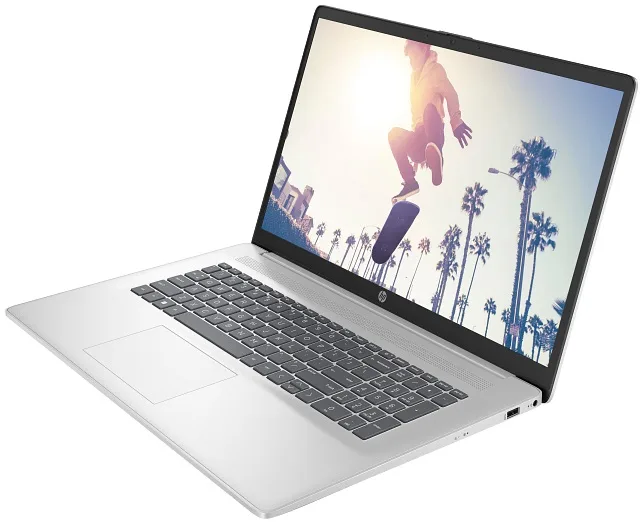 Ноутбук HP 17.3" IPS FHD 16GB SSD 512GB сріблястий