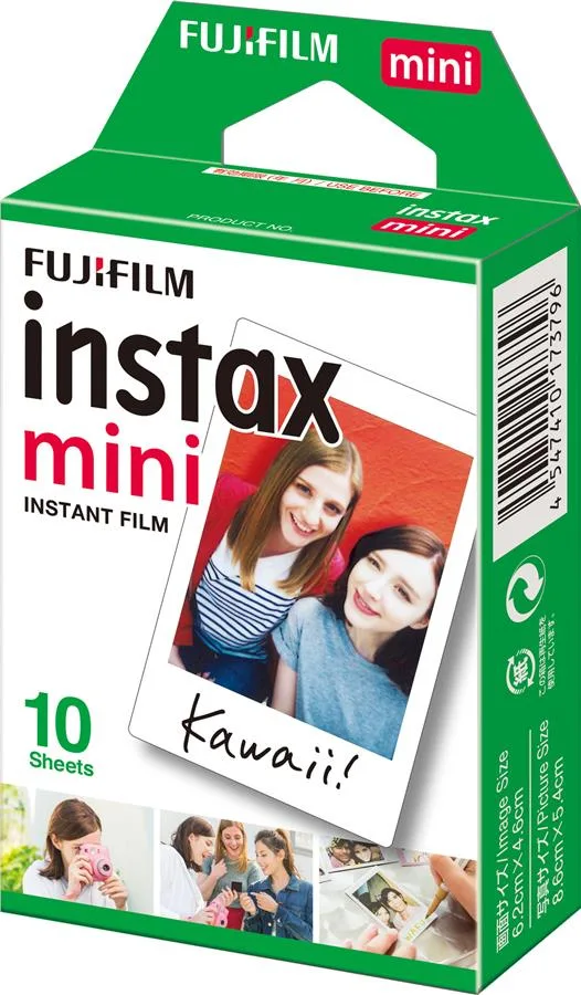 Фотопапір Fujifilm INSTAX MINI  MINI GLOSSY (54х86мм 10шт)