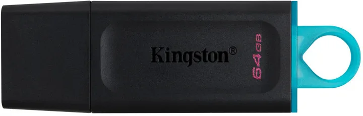 USB накопичувач Kingston 64 ГБ пластик чорний