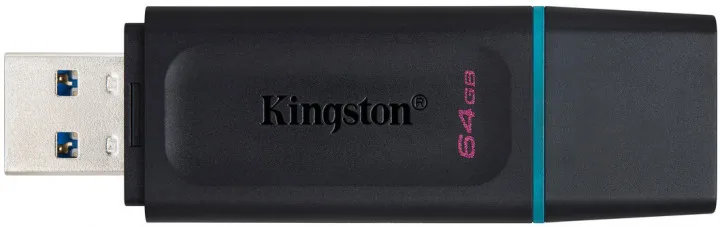 USB накопичувач Kingston 64 ГБ пластик чорний