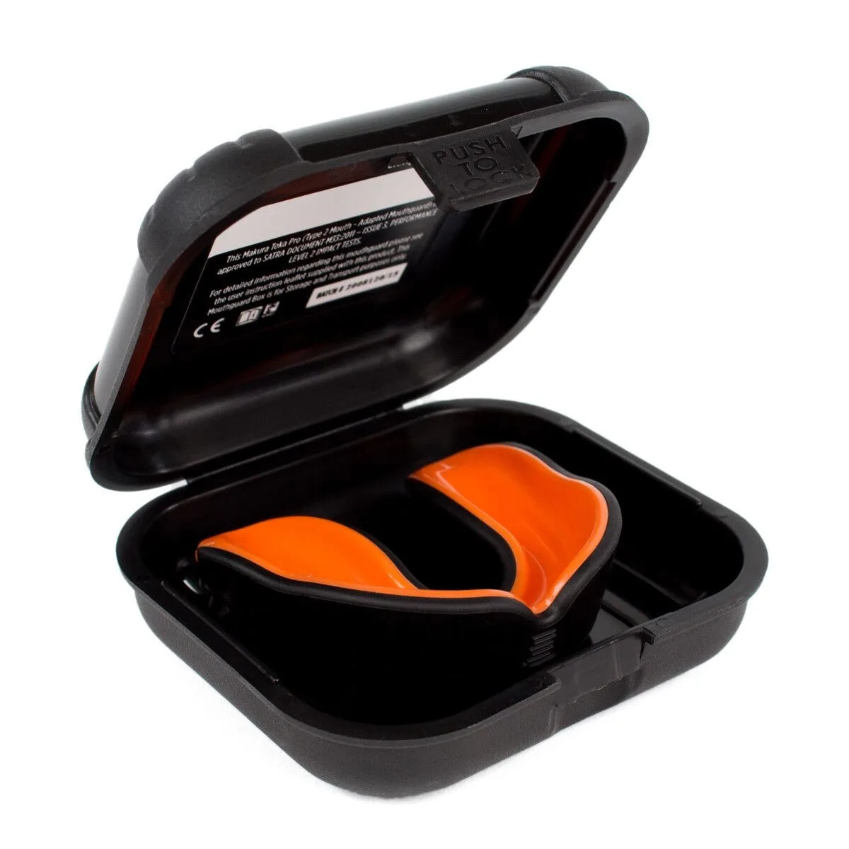 Капа MAKURA термопластик доросла 11+ Black Orange