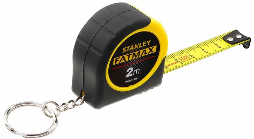 Рулетка Stanley FATMAX 2м 13мм двокомпонентний корпус вимірювальний інструмент для будівництва вимірювач довжини