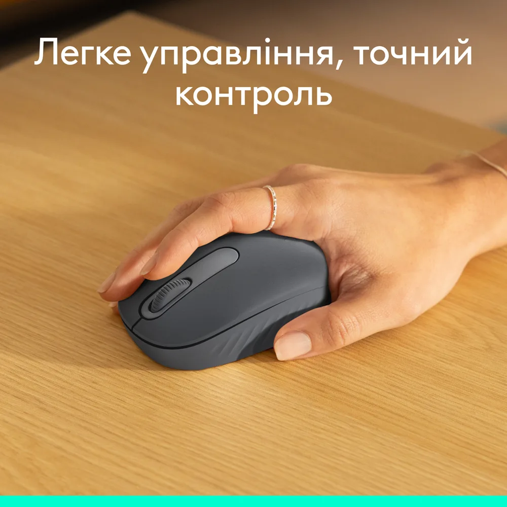 Миша Logitech Bluetooth маленька сірий 1000 dpi