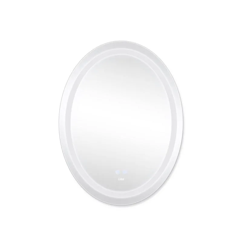 Зеркало Lidz Vida с LED подсветкой Touch 600х800 мм настенное антизапотевание