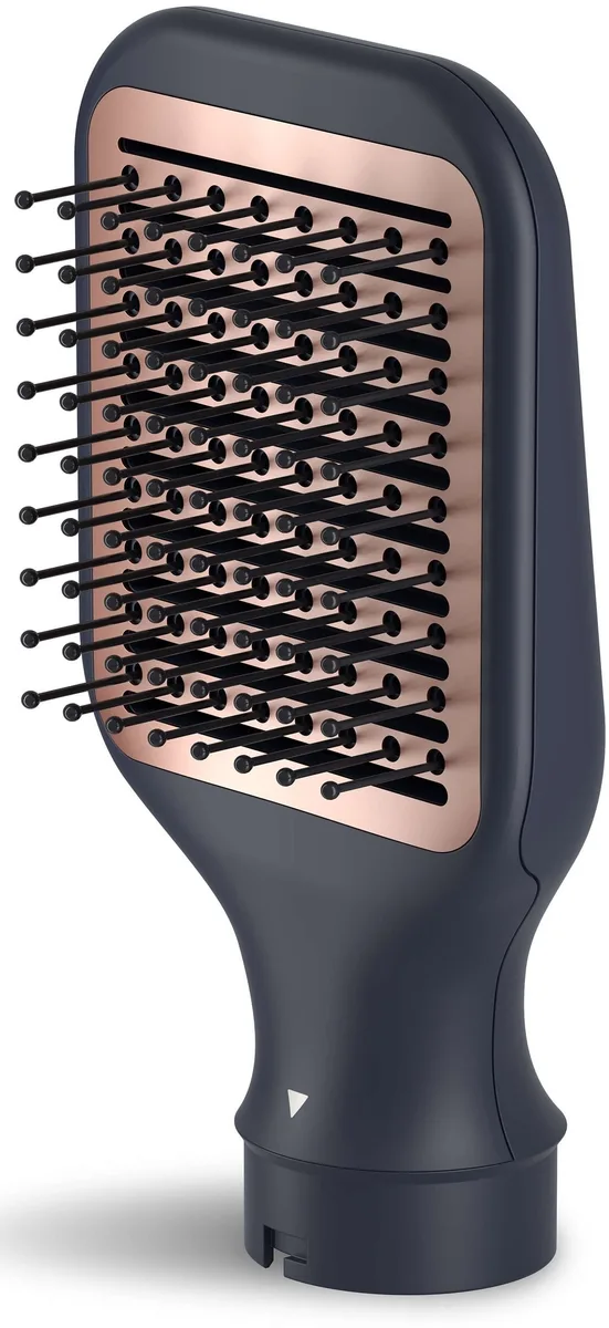 Фен-щітка Philips 5000 Series, 1000 Вт, 3 режими, іонізація, 5 насадок, синій колір.