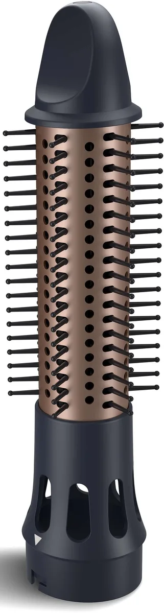 Фен-щітка Philips 5000 Series, 1000 Вт, 3 режими, іонізація, 5 насадок, синій колір.