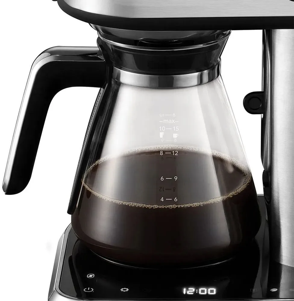 Кавоварка Russell Hobbs крапельного типу Attentiv Coffee Bar 1.5л, для меленої кави, з LED-дисплеєм, чорного та металевого кольору