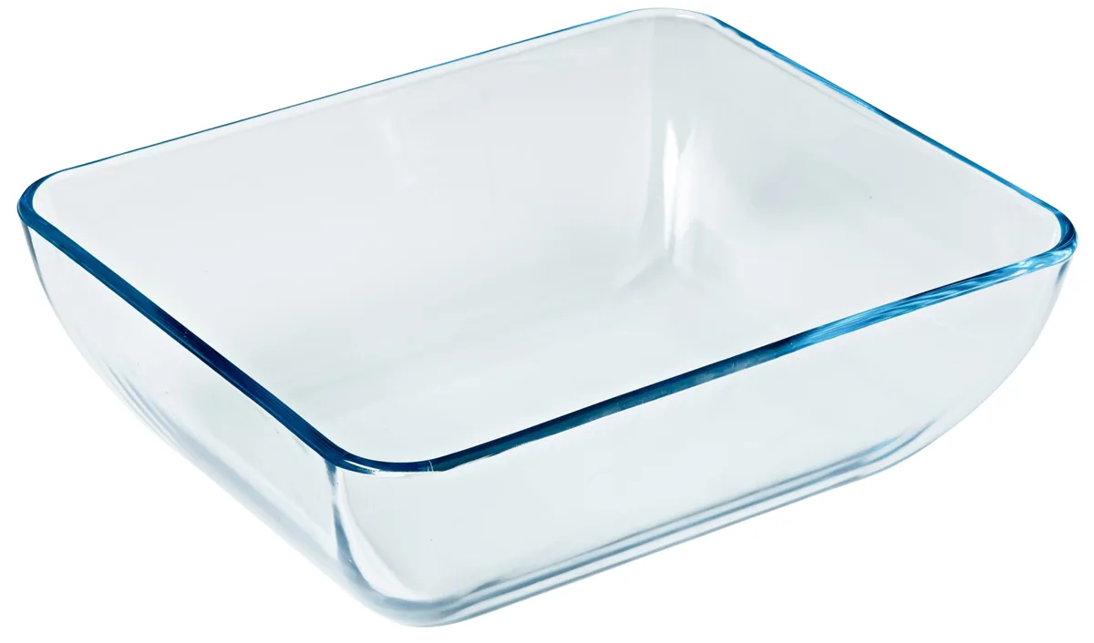 Форма для запікання Pyrex боросилікатне скло 28х22 см прозора з кришкою