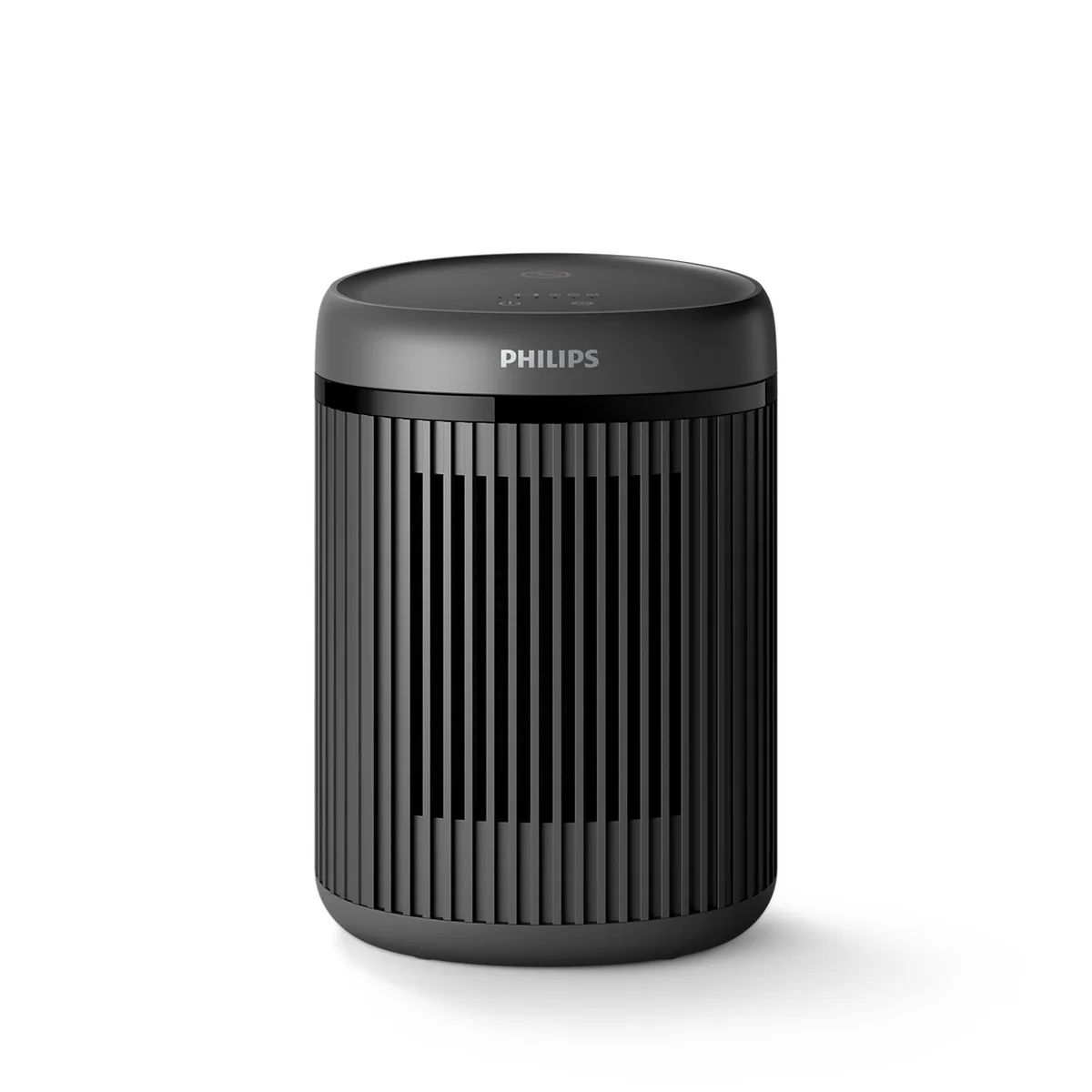 Тепловой вентилятор Philips 2000 Series, для помещений до 15 м2, мощность 1500 Вт, электронное управление, керамический нагревательный элемент, Wi-Fi, темно-серого цвета