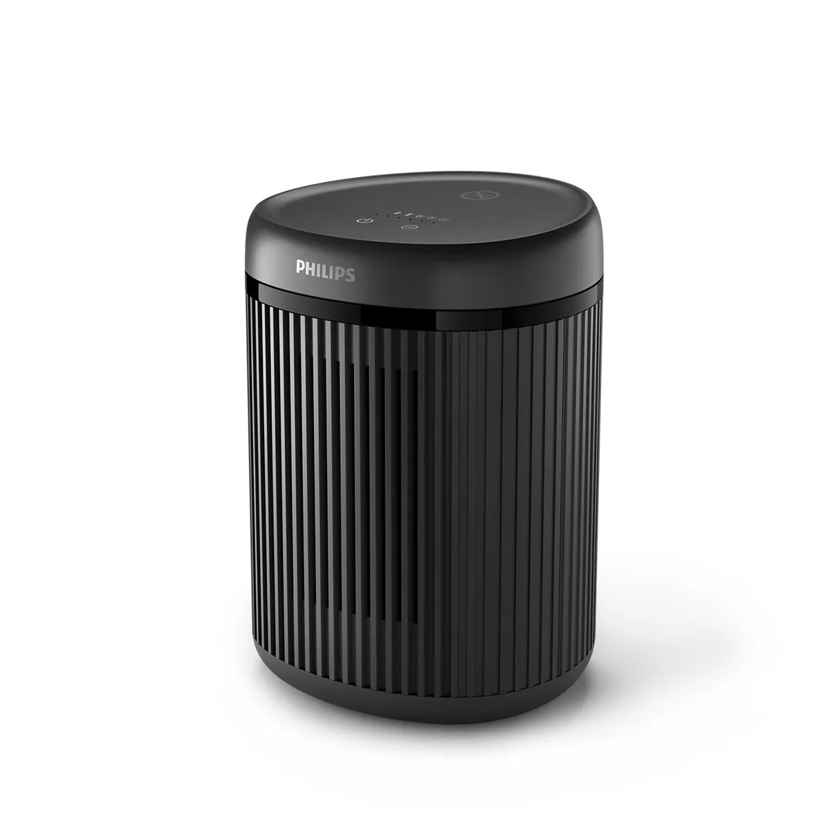 Тепловой вентилятор Philips 2000 Series, для помещений до 15 м2, мощность 1500 Вт, электронное управление, керамический нагревательный элемент, Wi-Fi, темно-серого цвета