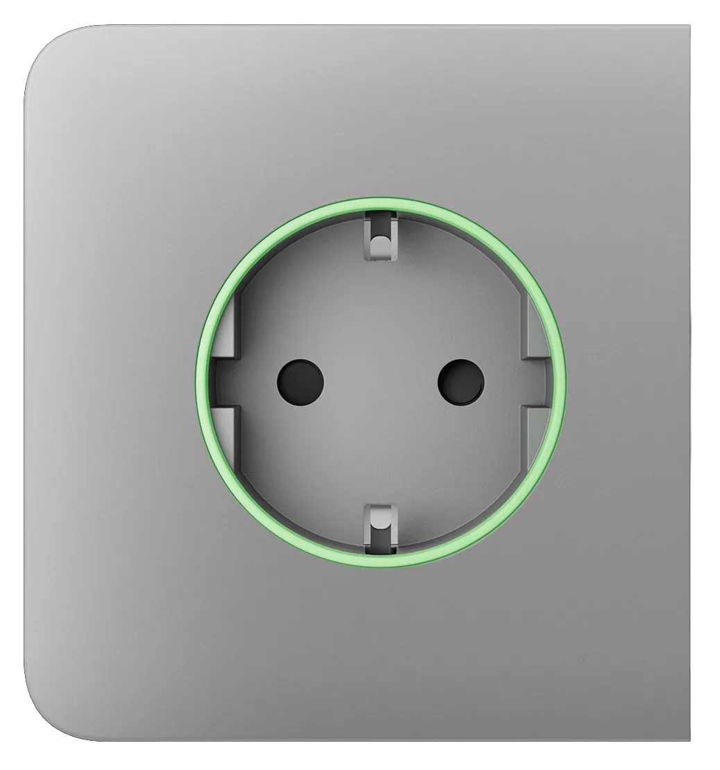 Бічна панель для вбудованої розетки Ajax SideCover for Outlet smart, Jeweler, бездротова, fog