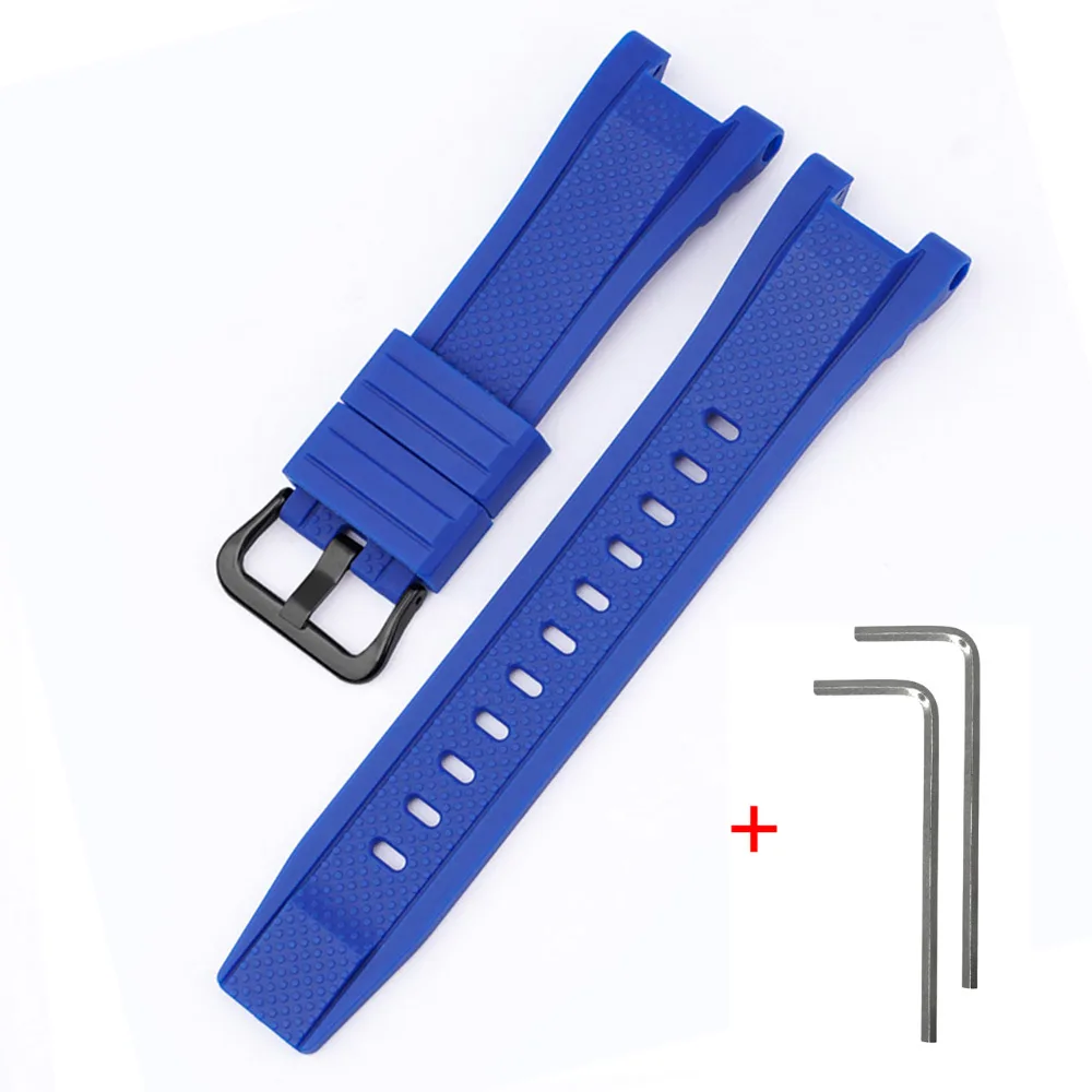 Ремінець Casio полімер 21,2 см синій 23 мм