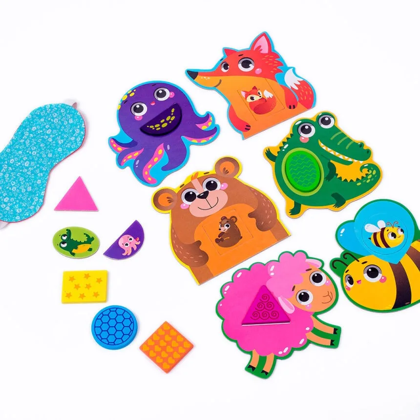 Розвивальна мозаїка Vladi Toys дерево 20х20 см кольорова