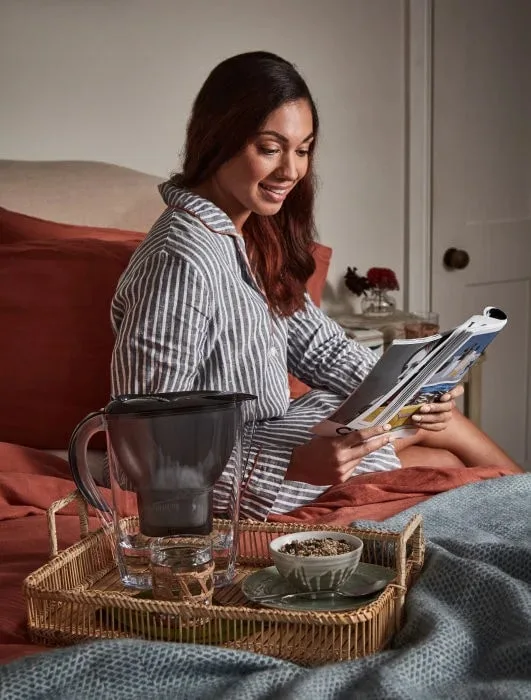Фильтровальный кувшин Brita Marella XL Memo MXPro 35л (2л очищенной воды) с картриджем для фильтрации, серый